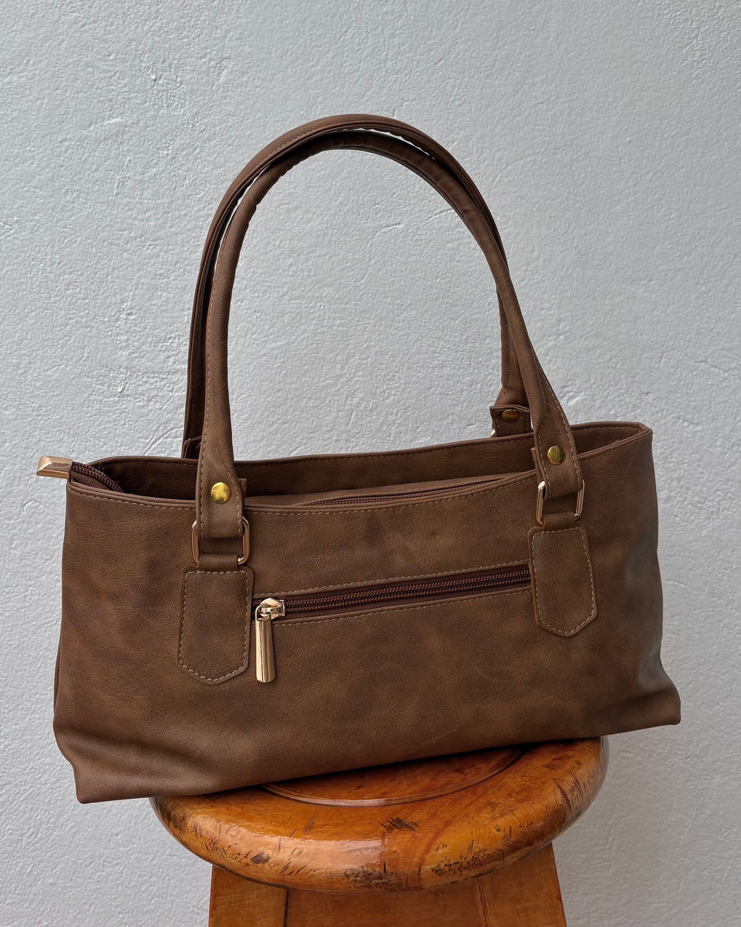 BOLSO AURA MOCHA MOUSSE - CUERO VEGANO