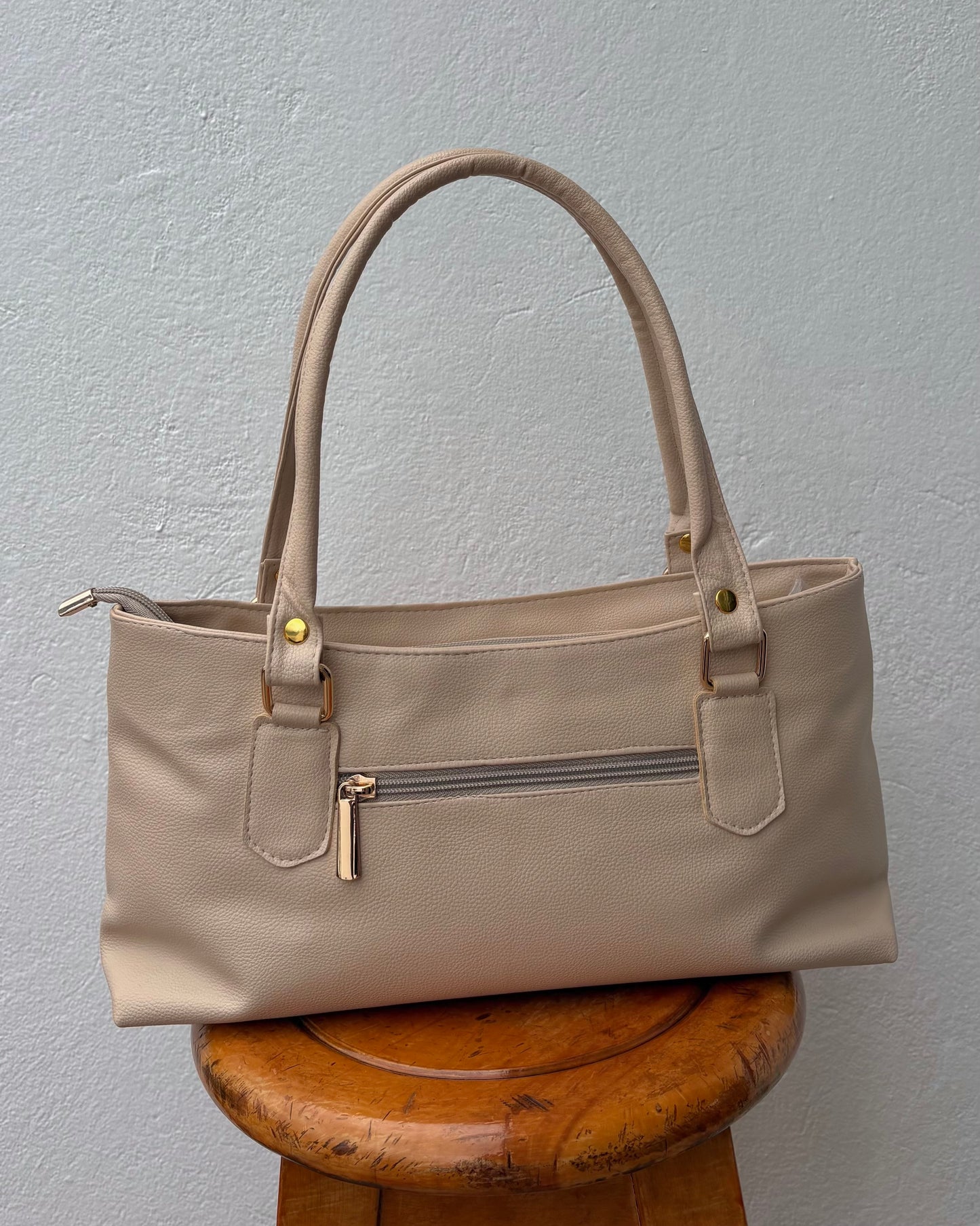 BOLSO AURA VAINILLA - CUERO VEGANO