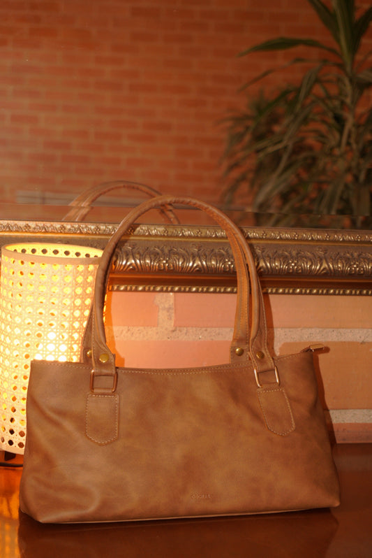 BOLSO AURA MOCHA MOUSSE - CUERO VEGANO