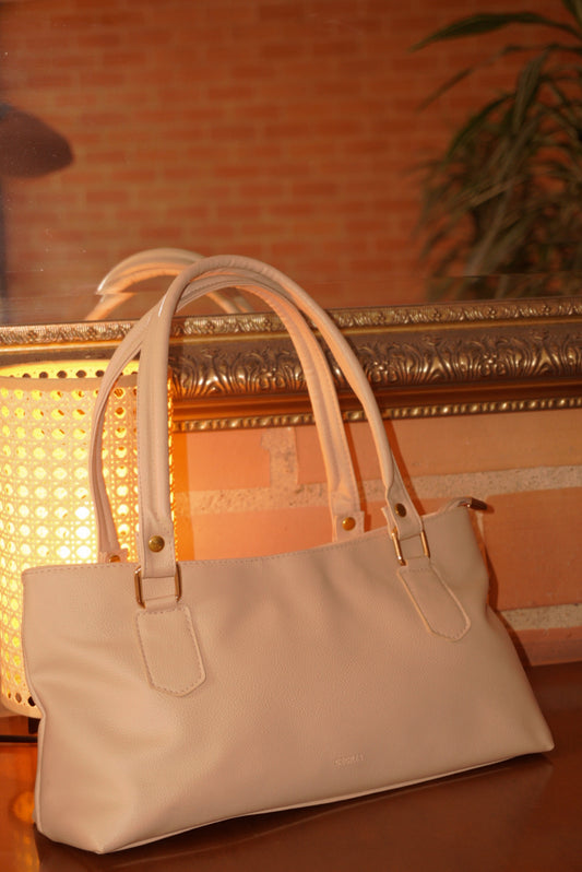 BOLSO AURA VAINILLA - CUERO VEGANO