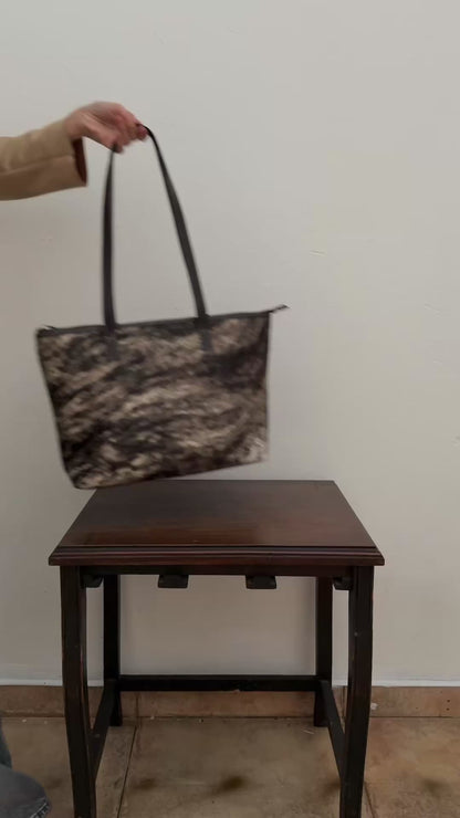 BOLSO DOÑA CANDELARIA PELOS - CUERO GENUINO